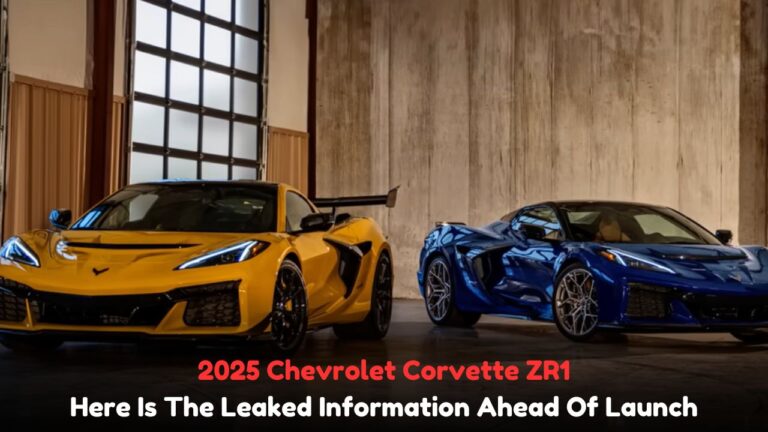 2025 Chevrolet Corvette ZR1: All You Need To Know