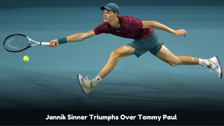 Jannik Sinner Triumphs Over Tommy Paul