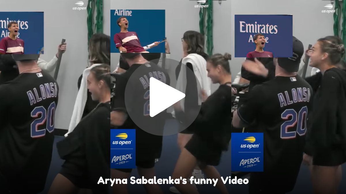 Aryna Sabalenka's funny