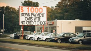 $1000 Down Payment Cars with No Credit Check